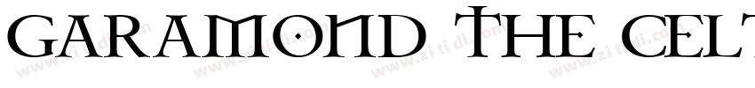 GARAMOND THE CELTIC字体转换